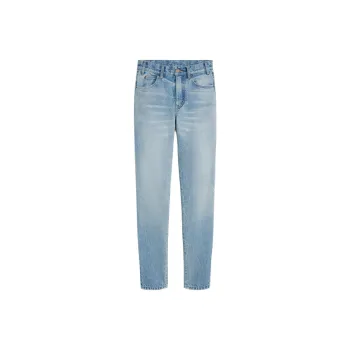 CELINE Tess Jeans In Blue Eclipse Wash Denim