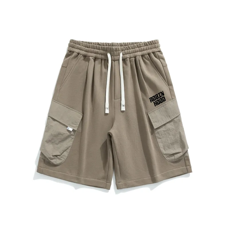 ROBINHOOD Casual Shorts Unisex Black-3