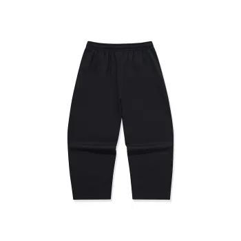 Erke Knitted Sports Pants Women's Jet Black