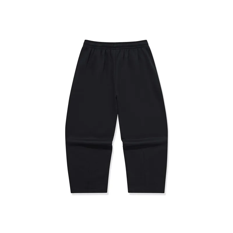 Erke Knitted Sports Pants Women's Jet Black-0