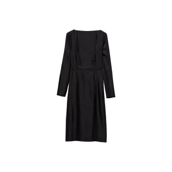 PRADA Long Sleeved Dress Women's Black
