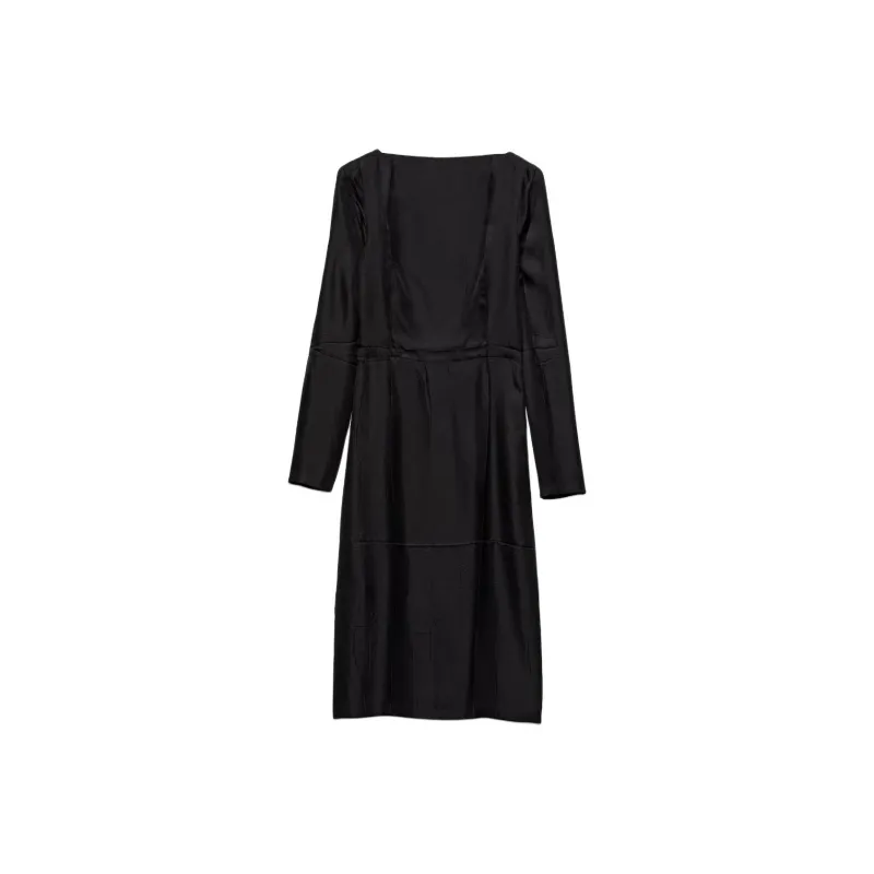 PRADA Long Sleeved Dress Women's Black-0