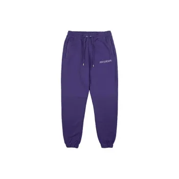 Jordan x Wordmark Knitted Sports Pants Women's Purple