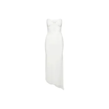 PRINCESS POLLY NOE STRAPLESS MAXI DRESS Sleeveless Dress Women's White/White