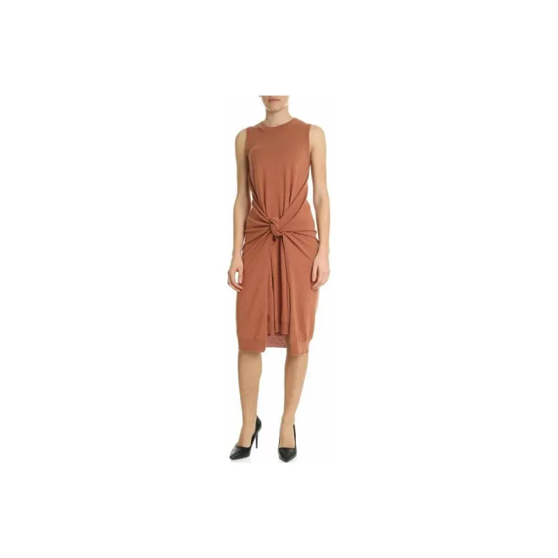 See By Chloe Sleeveless Dress Women's Brown-0