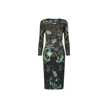PLEATS PLEASE ISSEY MIYAKE Long-Sleeved Dresses Women's Green