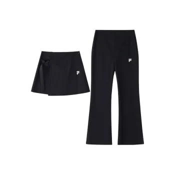FILA FUSION Knitted Sweatpants Women's Black