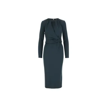 GIORGIO ARMANI Asv Viscose blend Midi Dress
