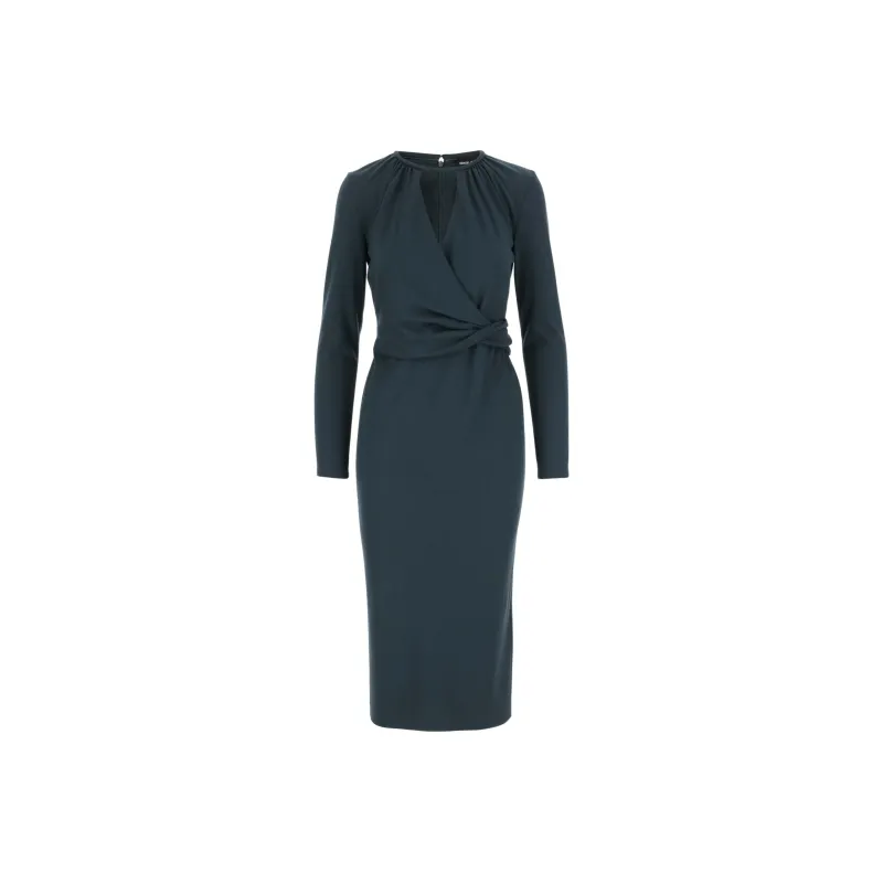 GIORGIO ARMANI Asv Viscose blend Midi Dress-0