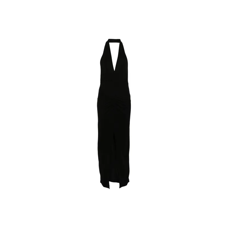 IRO NIGHT Rubin V-Neck Backless Dress-0