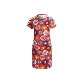 Farm Rio X Adidas FARM Rio Short Sleeved Dresses Women's Vivid Red