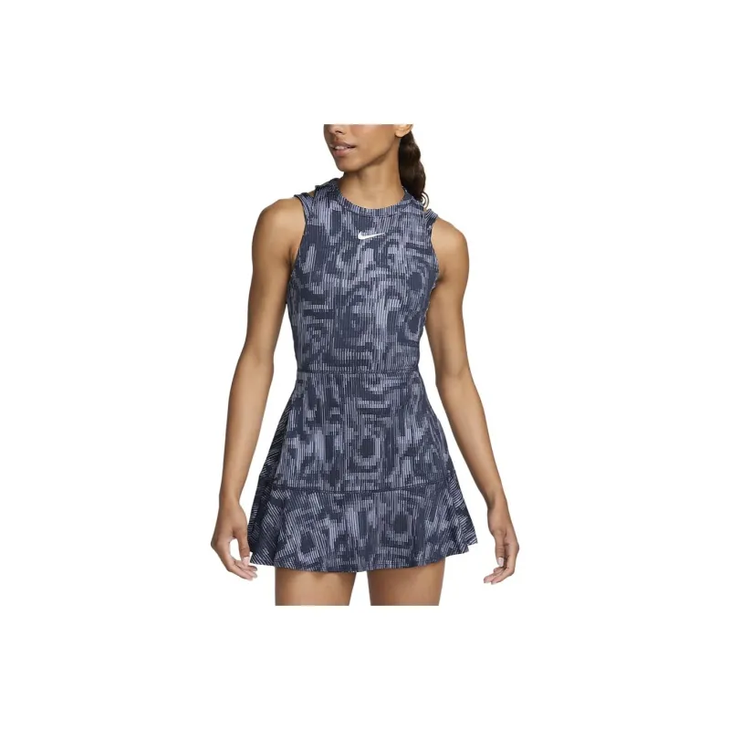 Nike Dri-Fit Court Slam Sleeveless Dress Women's Thunder Blue-0