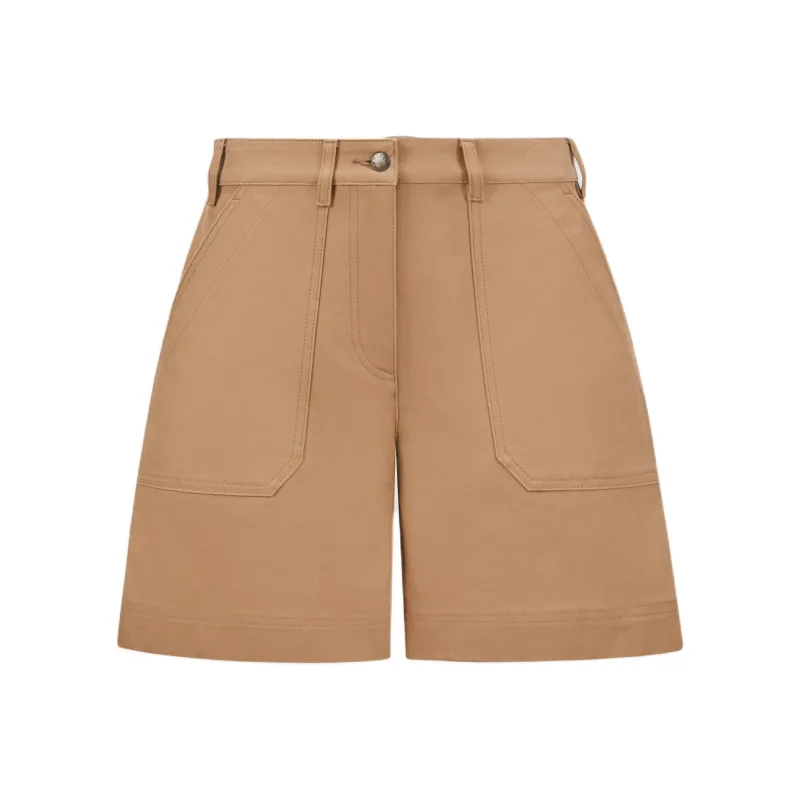 Moncler Logo Patch Pocket Shorts-0