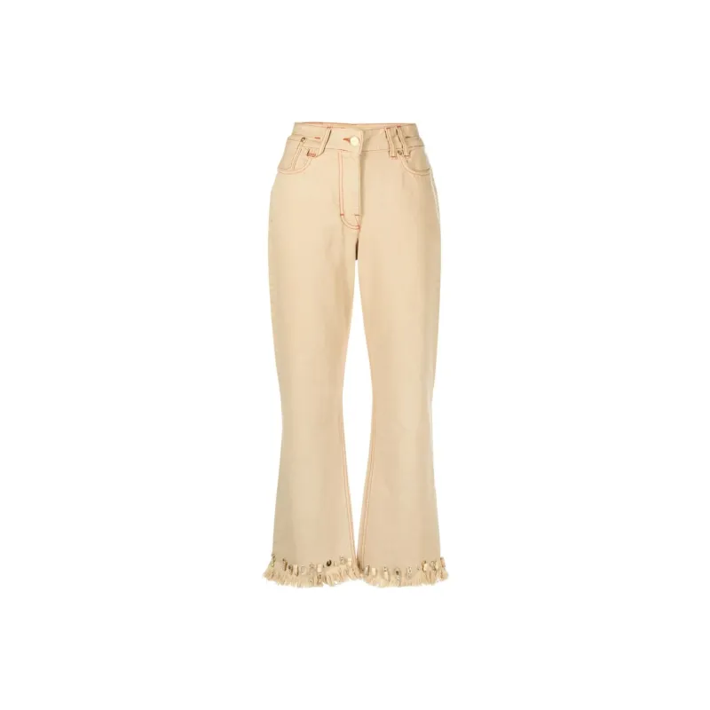 Jacquemus Distressed Effect Flared Jeans-0