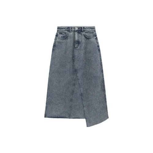 GAP Denim Long Skirts Women's Medium Washed