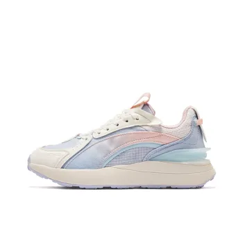 Erke Soft And Cute Cushioning Abrasion Resistant Lightweight Low Top Sports Casual Shoes Women's White Orange