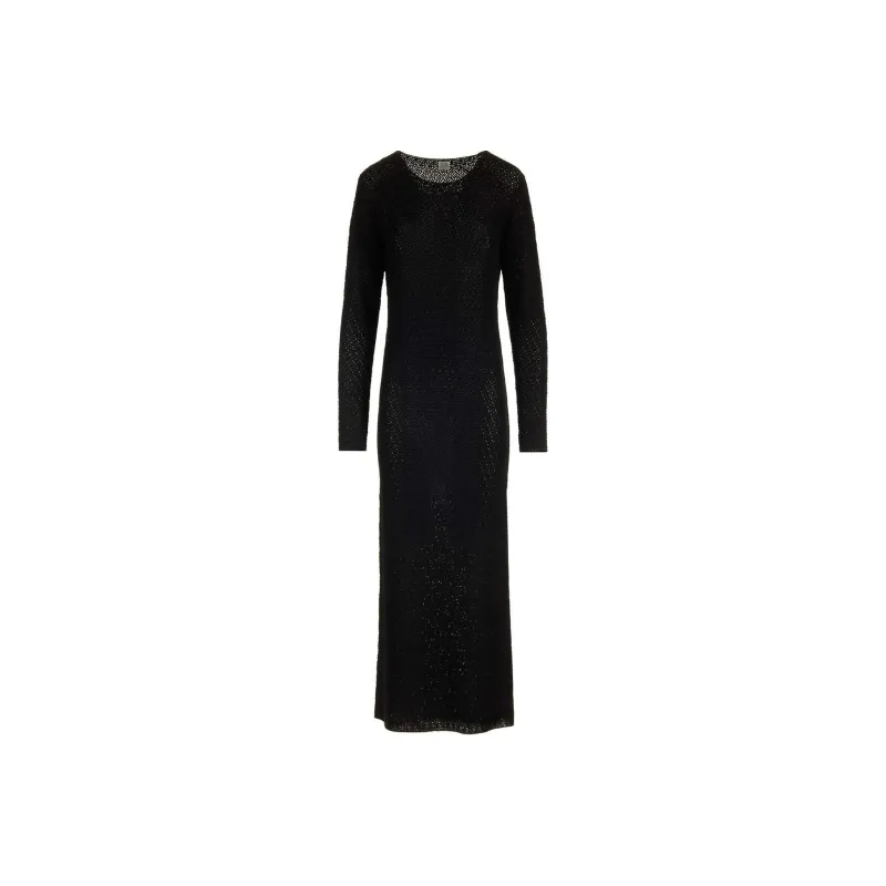TOTEME Long Sleeved Knitted Maxi Dress-0