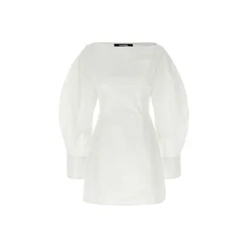 Jacquemus Long Sleeved Dresses Women's White