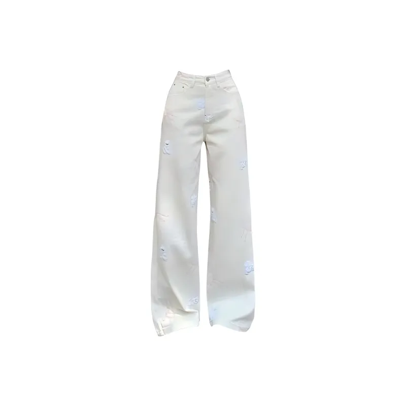 Honey Jeans Women's Beige Apricot-0