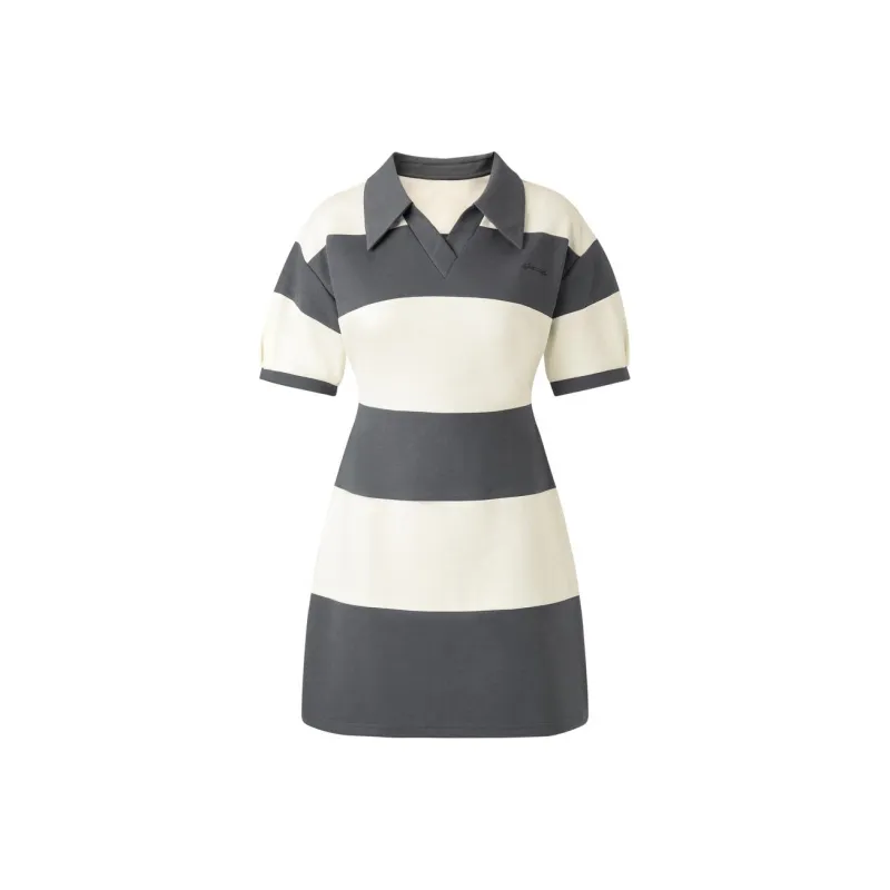 PEACEBIRD Short Sleeved Dress Women's Ecru-0