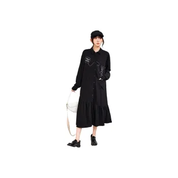 MUGUOGUOMU Long Sleeved Dresses Women's