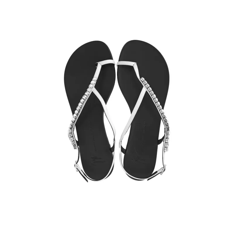 Giuseppe Zanotti/GZ Cortina One Strap Sandals Women's Black-2