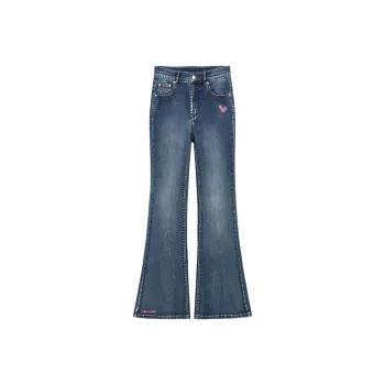 CHUU Jeans Women's Dark Denim Blue