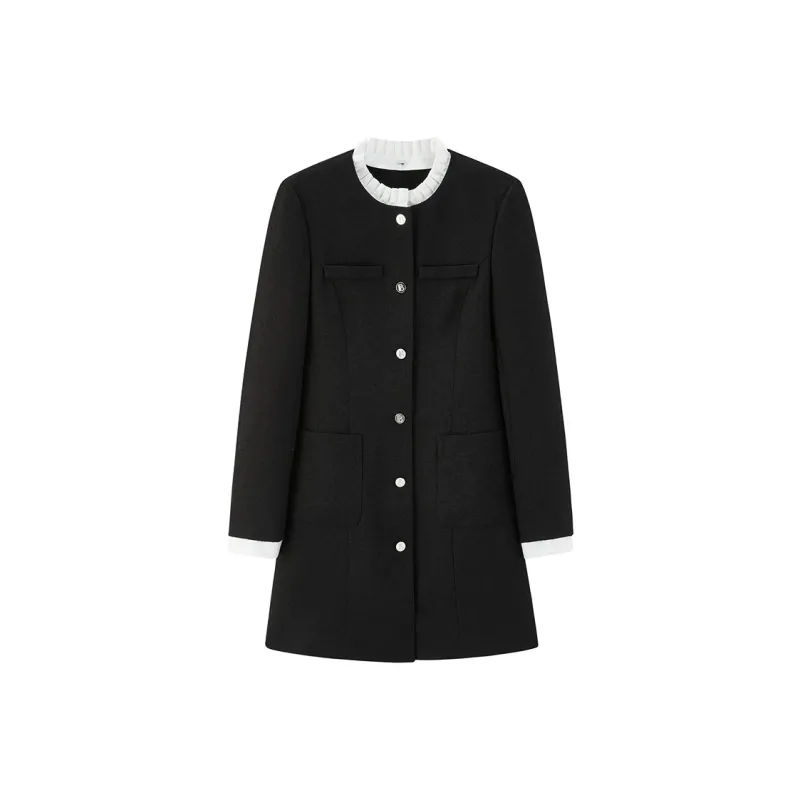 PEACEBIRD Long Sleeved Dresses Women's-3