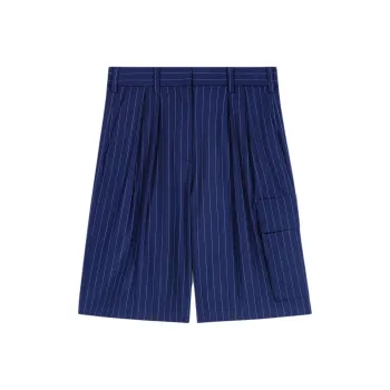 Maje Pinstriped Bermuda Shorts