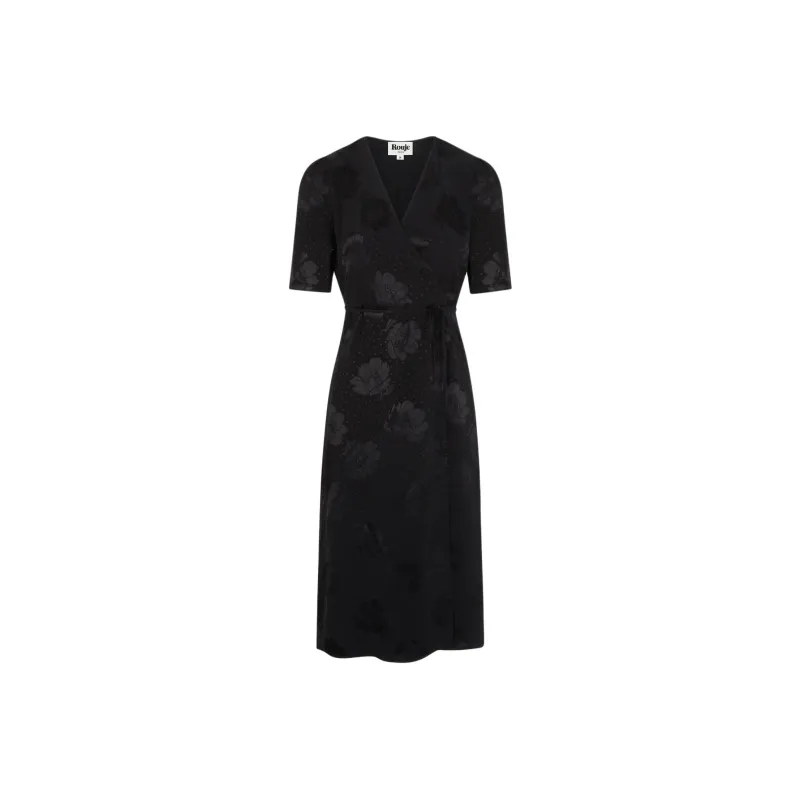 Rouje GABIN DRESS Short-Sleeved Dresses Women's Black-0