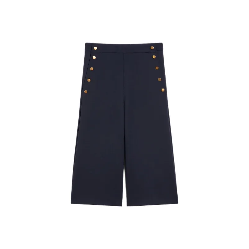 MaxMara Button Detailed Bermuda Shorts-0
