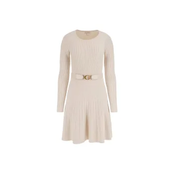 GUESS Long-Sleeved Dresses Women's Cream