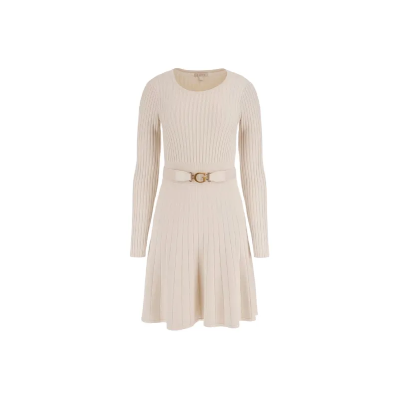 GUESS Long-Sleeved Dresses Women's Cream-0