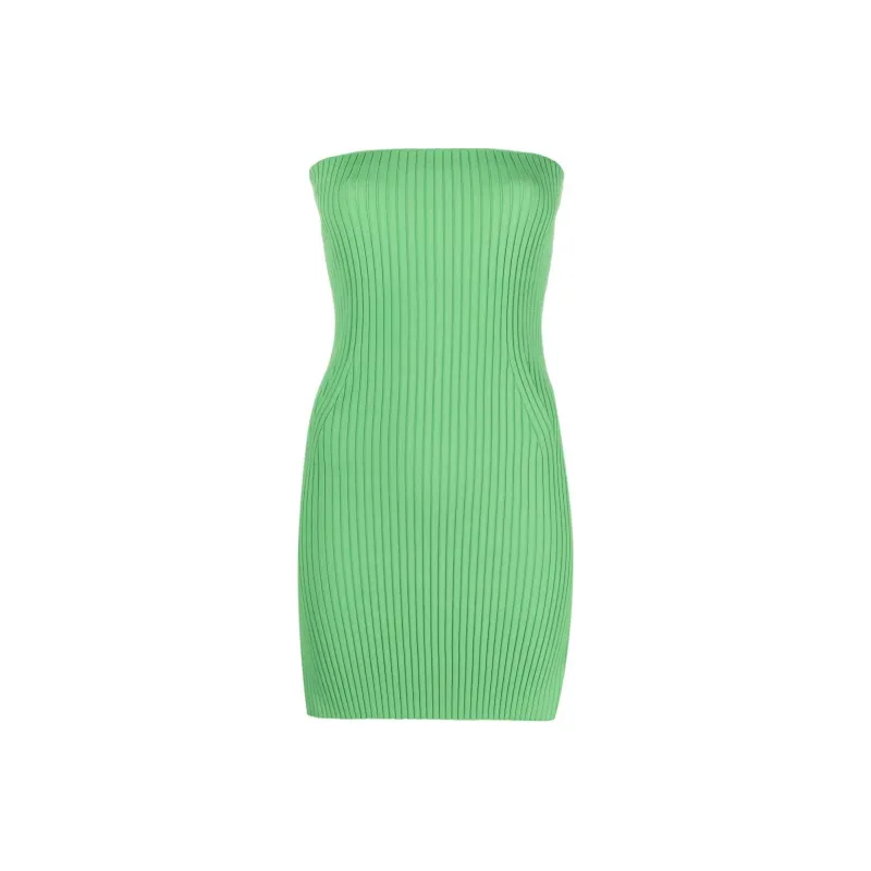 NANUSHKA Brynn Ribbed knit Strapless Top-0