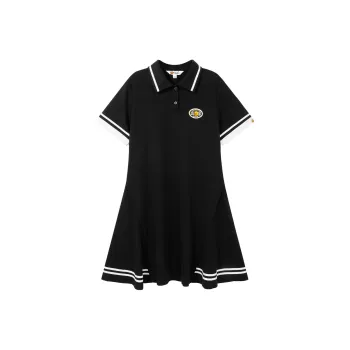 B.Duck Short Sleeved Dresses Women's Black