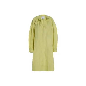 3.1 Phillip Lim Puff-Sleeved V-Neck Shirt Dress