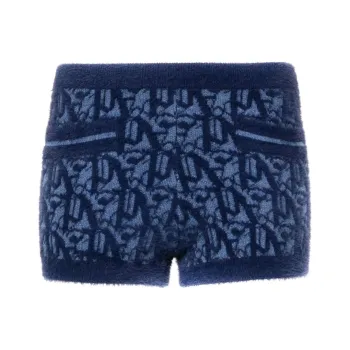 PALM ANGELS Monogram jacquard Knitted Shorts