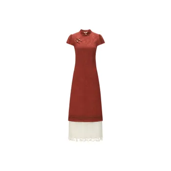 Aghr Short Sleeved Dress Women's Red