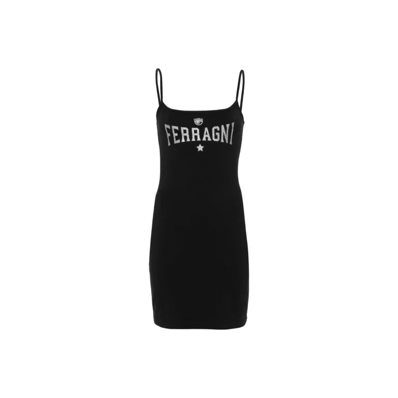 CHIARA FERRAGNI Glitter logo Dress-0