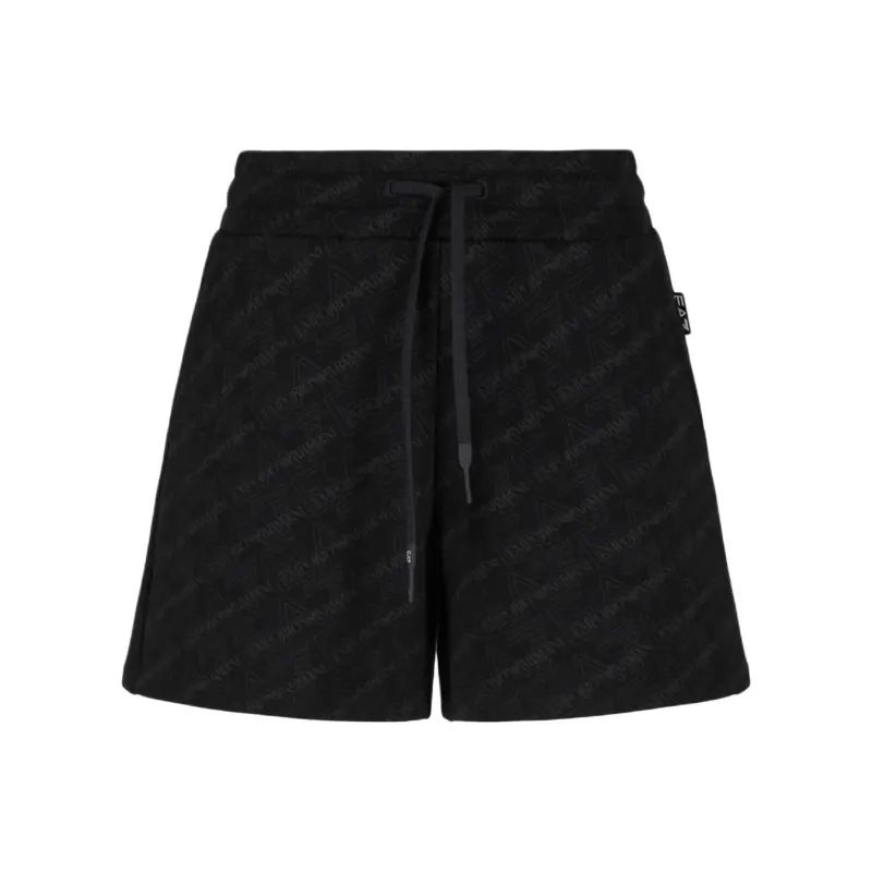 EMPORIO ARMANI EA7 SS24 Casual Shorts Women's Black-0