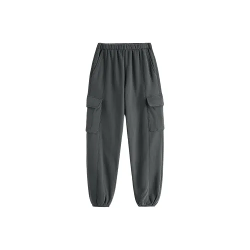 Abercrombie＆Fitch Knitted Sweatpants Women's Dark Gray