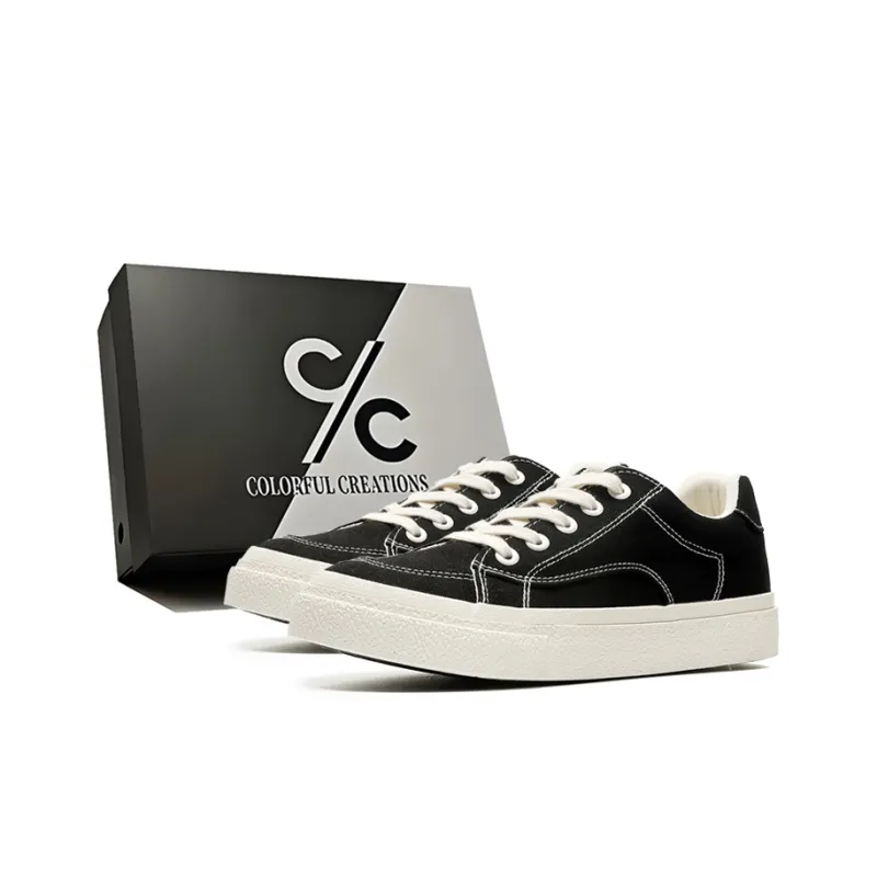 Colorful Creations Wear resistant, Lightweight, Breathable, And Non slip. Low Top Canvas Shoes Men's-0