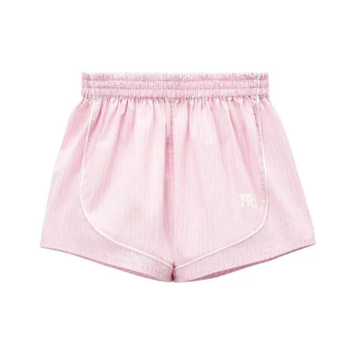 Alexander Wang Logo embroidered Striped Shorts