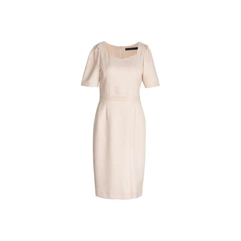 ROEYSHOUSE Short Sleeved Dresses Women's Light Pink-0
