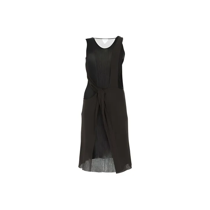 Bottega Veneta Sleeveless Dresses Women's Black-0