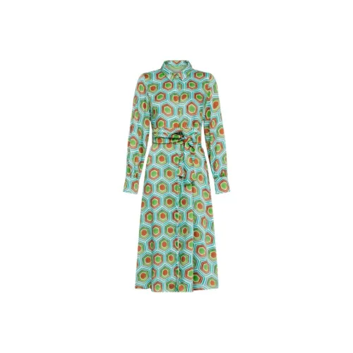Marella Long Sleeved Dresses Women's Green