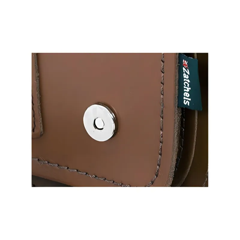 Zatchels Cow Leather Handbag Women's Chocolate-4