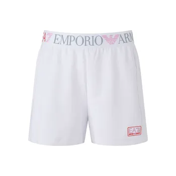 EMPORIO ARMANI EA7 SS24 Casual Shorts Women's White