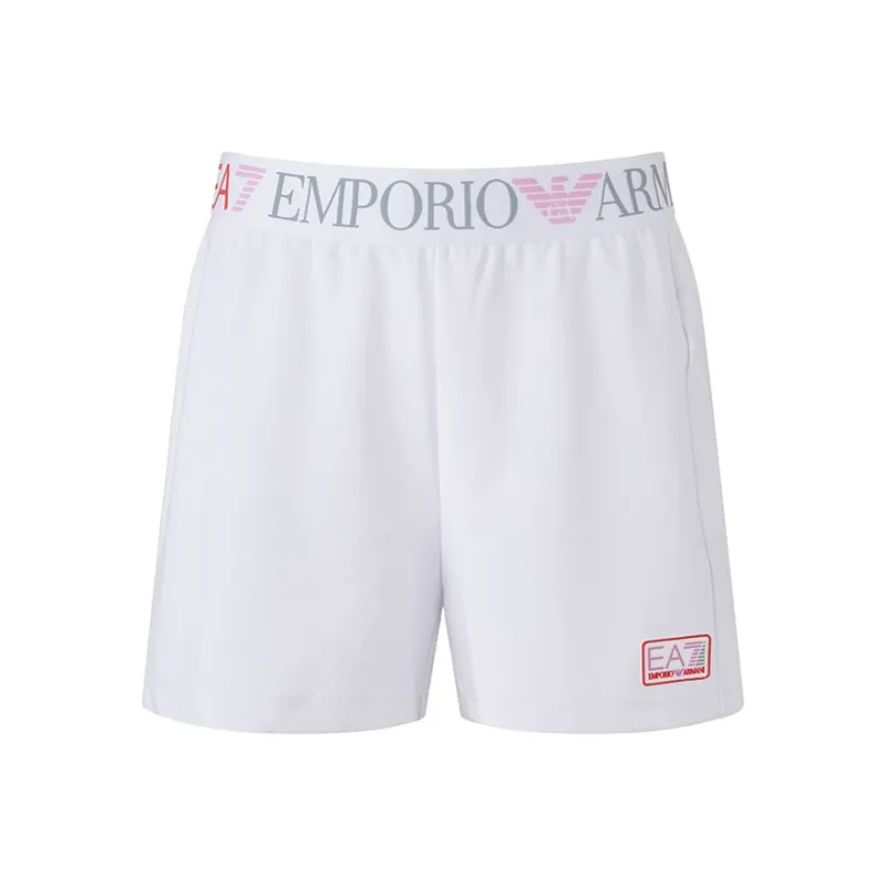 EMPORIO ARMANI EA7 SS24 Casual Shorts Women's White-0