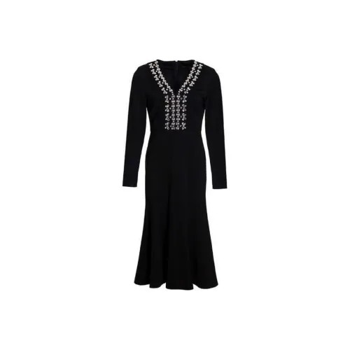 BESIONIA SS22 Long Sleeved Dresses Women's Black